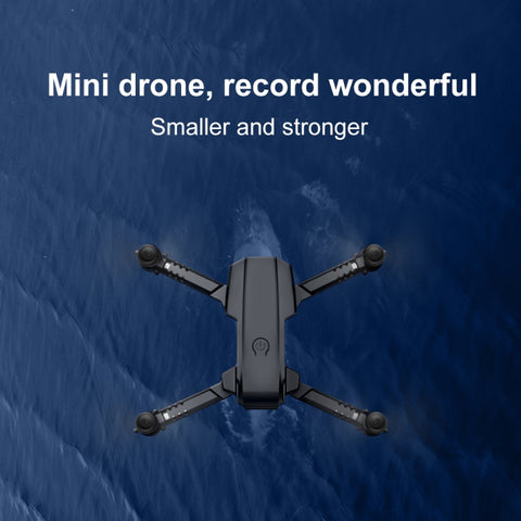 LS-XT6 4K Single Camera Foldable Quadcopter Mini Drone Black