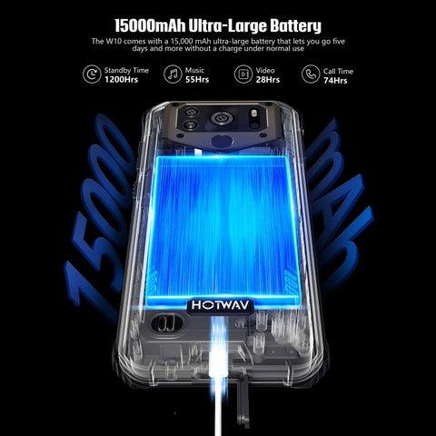 HOTWAV W10 Rugged Phone 4GB+32GB