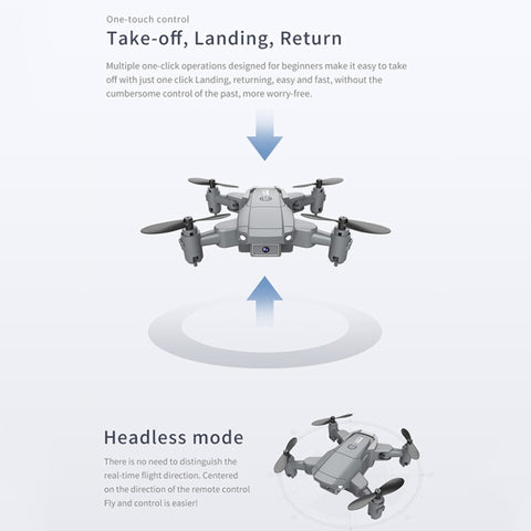 KY905 Foldable FPV Aerial Photography Mini 4K Drone Grey