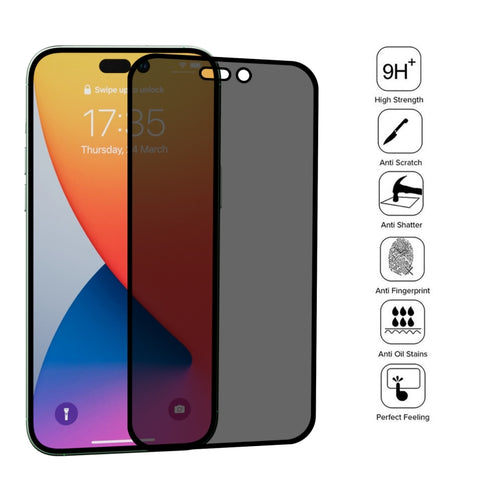 iPhone 14 Pro Max / iPhone 14 Pro Anti-Spy Tempered Glass Screen Protector