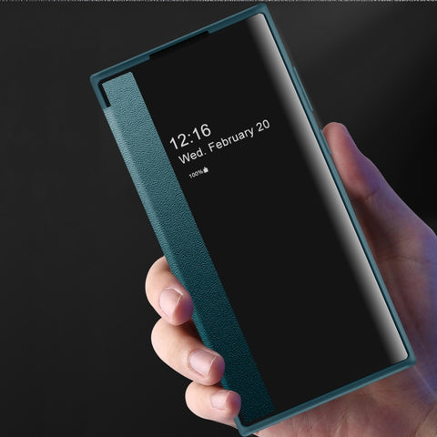 Samsung Galaxy S22 Ultra 5G Flip Window View Leather Phone Cover