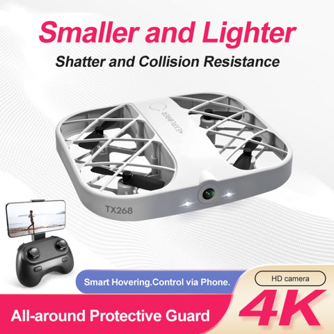 JJR/C H107 4K Grid Mini Pocket Small Quadcopter Drone White