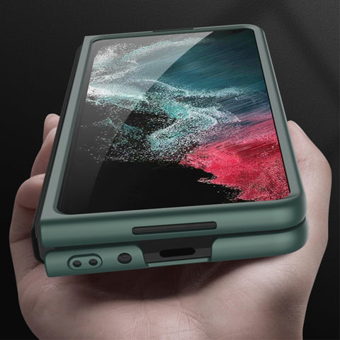 Samsung Galaxy Z Fold 4 5G Ultra-thin Electroplating Lens Frame Phone Case