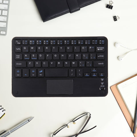 Bluetooth Wireless Keyboard with Touch Panel (Compatible with All Android & Windows 10 inch Tablets)