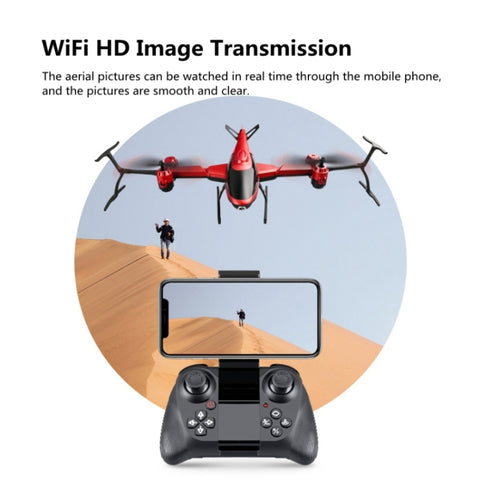 V10 4K HD Camera Helicopter With LED Drone Blue