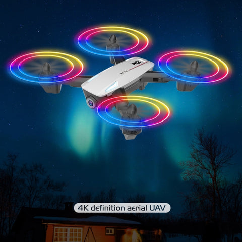 Dual-Camera Folding Four-Axis Aerial Photography 4K Drone Black (1080P)