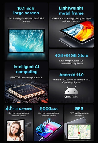 Konka N188 LTE 10.1 inch 4GB+64GB