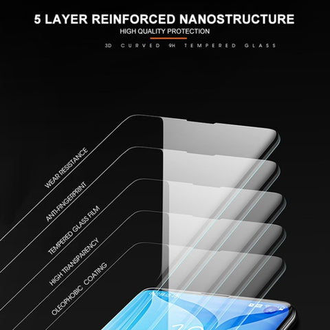 Samsung Galaxy S22 Ultra 5G UV Liquid Curved Full Glue Tempered Glass Film