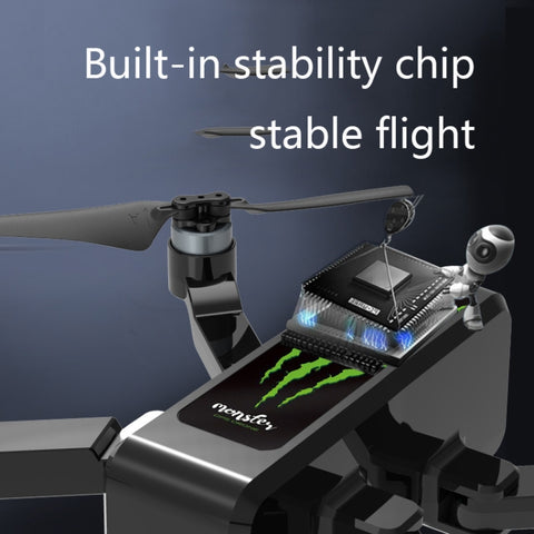 H823 Brushless GPS Aerial Photography HD Folding Drone Black