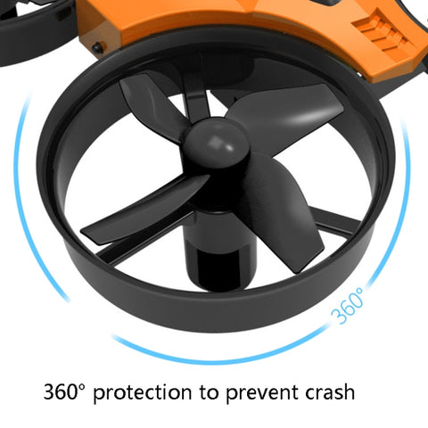 807 2.4G Mini Four-Axis Aircraft 360 Degree Rotary Small Children Drone Orange