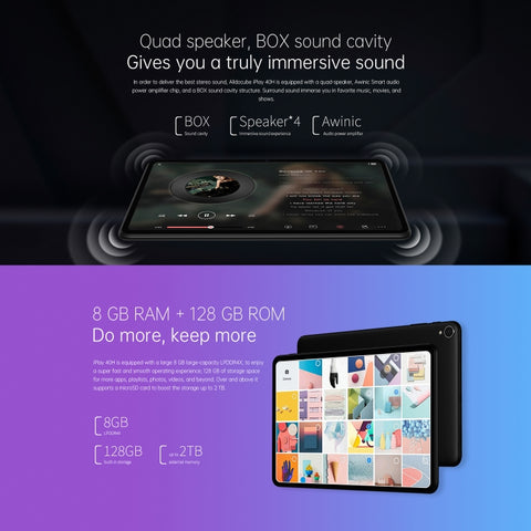 Alldocube iPlay 40H LTE 10.4 inch 8GB+128GB