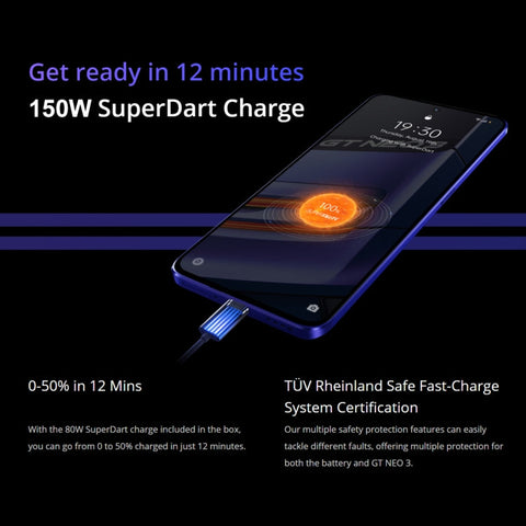 Realme GT Neo3 5G 150W Dual SIM 12GB+256GB (Global Version)