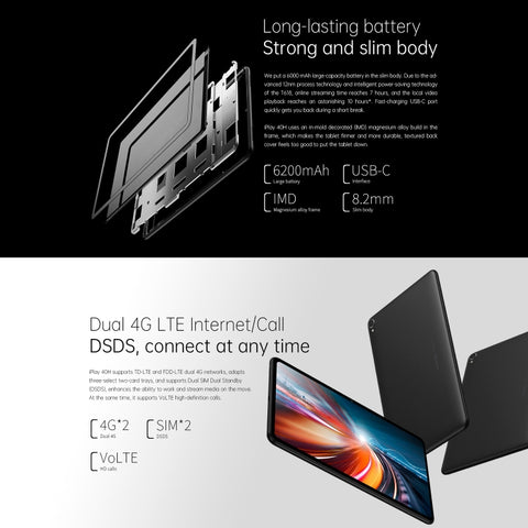 Alldocube iPlay 40H LTE 10.4 inch 8GB+128GB