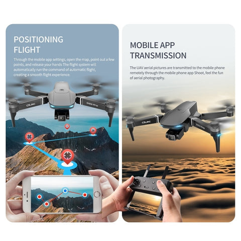 CSJRC S189 GPS Intelligent Positioning HD Aerial Photography UAV Brushless Quadcopter 5G Drone Grey