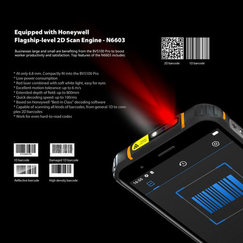Blackview BV5100 Pro Rugged Phone 4GB+128GB