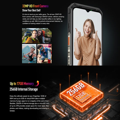 Ulefone Power Armor 18T Rugged Phone Thermal Imaging Camera Dual SIM 12GB+256GB (Global Version)