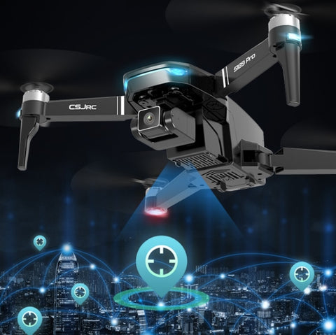 CSJRC S189 GPS Intelligent Positioning HD Aerial Photography UAV Brushless Quadcopter 5G Drone Grey