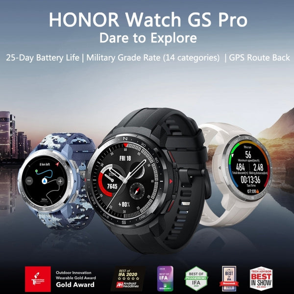 Gps Watches Honor Watch Gs Pro Black Smartwatch Honor Gs Pro Route
