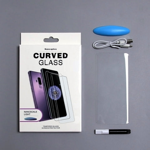 Samsung Galaxy S22 Ultra 5G UV Liquid Curved Full Glue Tempered Glass Film