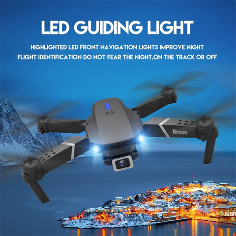 LS-E525 Single Camera Mini Foldable Quadcopter Drone White (1080P)