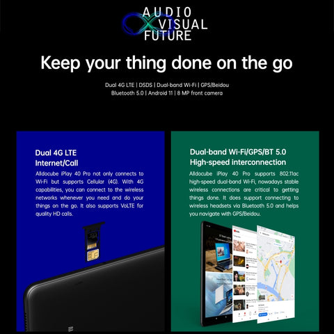 Alldocube iPlay 40 Pro LTE 10.4 inch 8GB+256GB