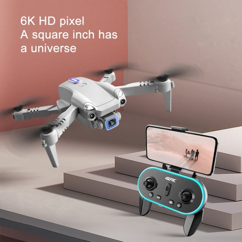 V20 Dual Camera 6K Professional Foldable Quadcopter Drone (With LED Lights )