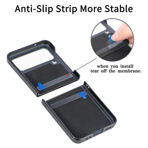 Samsung Galaxy Z Flip 4 Z Shape Fiber Folding Phone Case
