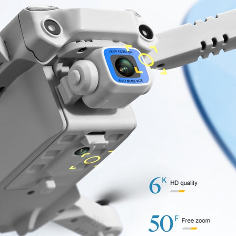 V20 Dual Camera 6K Professional Foldable Quadcopter Drone (With LED Lights )