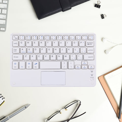 Bluetooth Wireless Keyboard with Touch Panel (Compatible with All Android & Windows 10 inch Tablets)