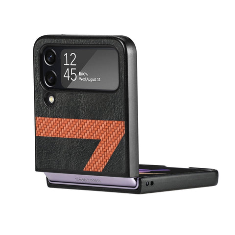 Samsung Galaxy Z Flip 4 Z Shape Fiber Folding Phone Case