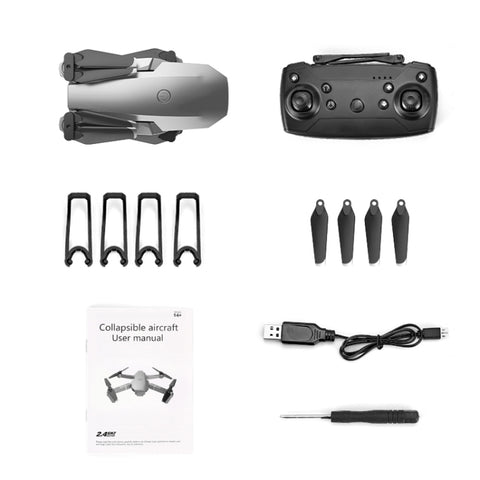 E68 Pro Foldable Quadcopter Drone Grey (1080P)