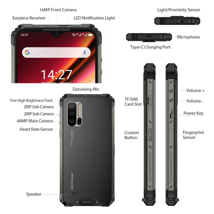 Ulefone Armor 7 Rugged Phone 8+128GB