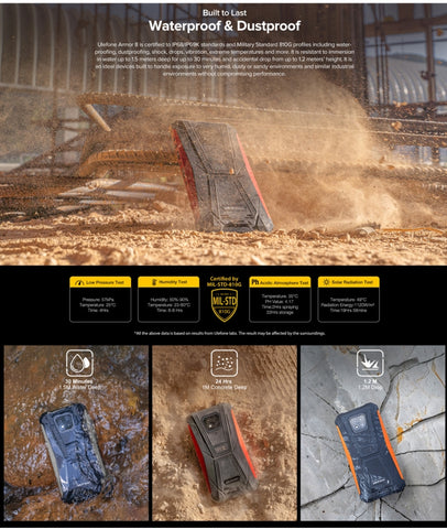 Ulefone Armor 8 Rugged Phone 4GB+64GB