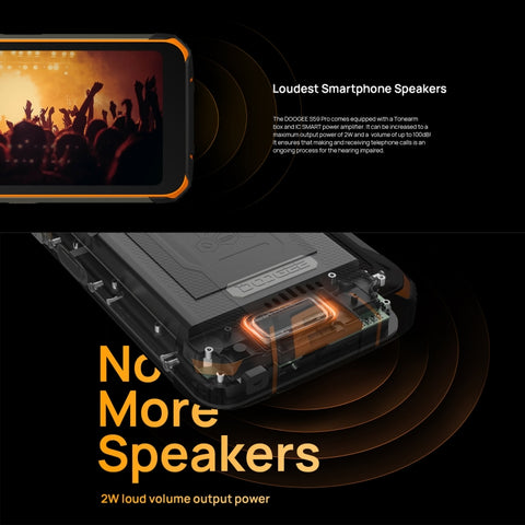 DOOGEE S59 Pro Rugged Phone 4GB+128GB