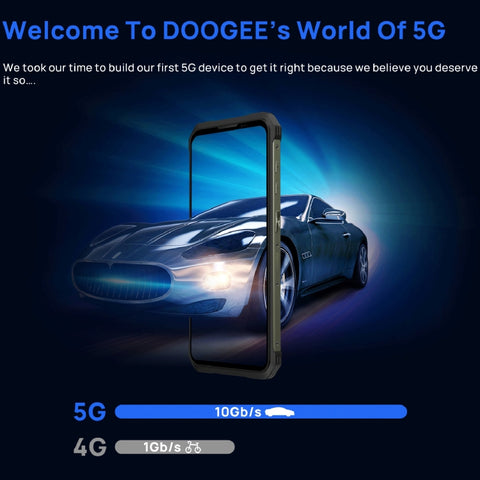 DOOGEE V10 5G Rugged Phone 8GB+128GB