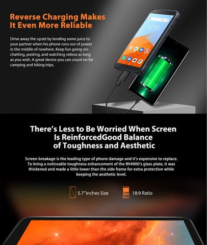 Blackview BV4900 Rugged Phone 3GB+32GB