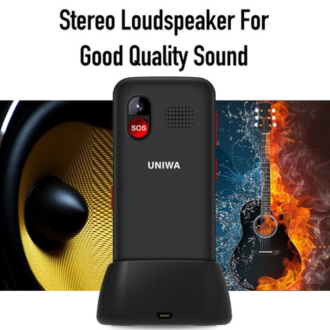 UNIWA V1000 4G Elder Phone 64MB+128MB