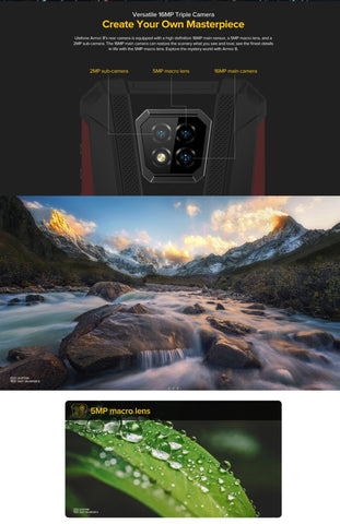 Ulefone Armor 8 Rugged Phone 4GB+64GB