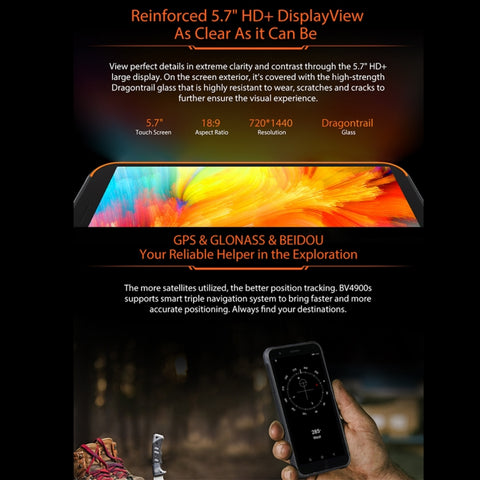 Blackview BV4900S Rugged Phone 2GB+32GB