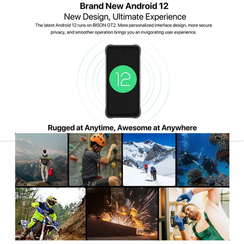 Umidigi Bison GT2 Rugged Phone 8GB+128GB Grey