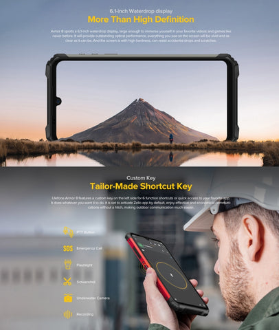 Ulefone Armor 8 Rugged Phone 4GB+64GB