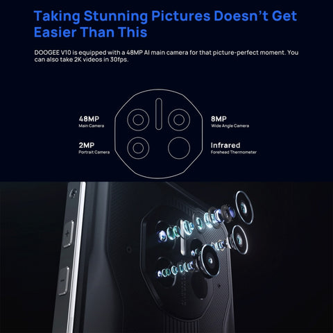 DOOGEE V10 5G Rugged Phone 8GB+128GB