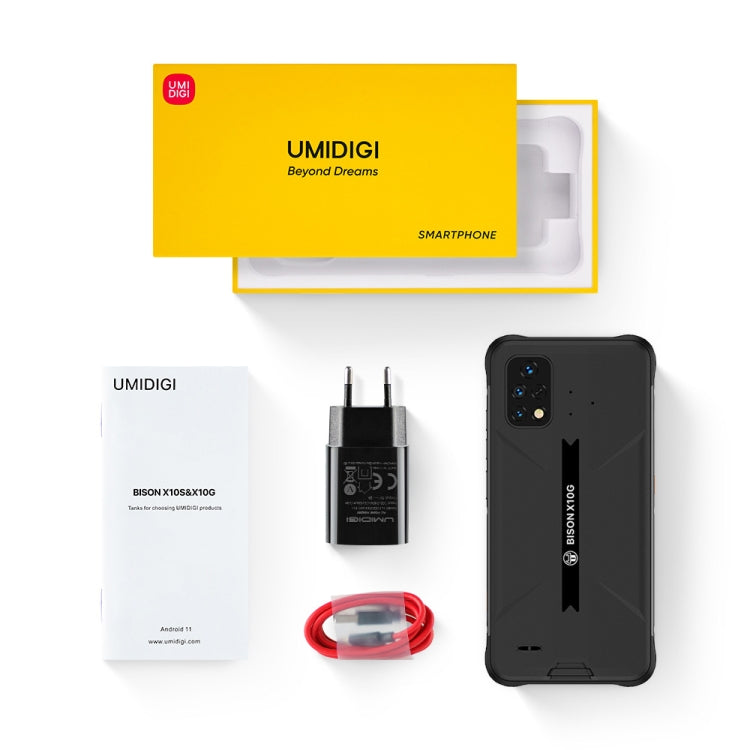 Umidigi Bison X10G Rugged Phone 4GB+32GB Black