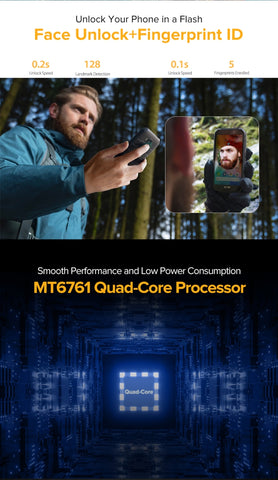 Ulefone Armor X7 Rugged Phone 2GB+16GB