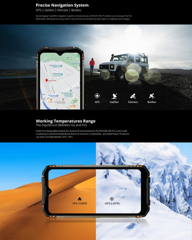DOOGEE S96 Pro Triple Proofing Rugged Phone 8GB+128GB