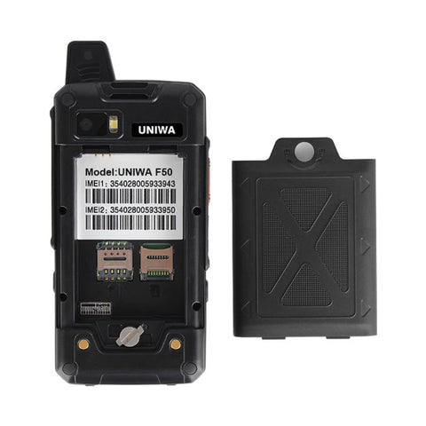 UNIWA F50 POC Walkie Talkie Rugged Phone 1GB+8GB