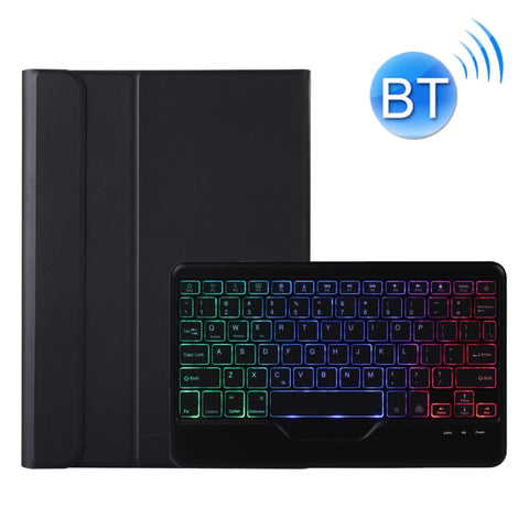 Xiaomi Pad 5 / 5 Pro Ultra-thin Tri-color Backlight Detachable Lambskin Texture TPU Bluetooth Keyboard Leather Tablet Case with Holder