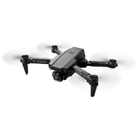 LS-XT6 4K Single Camera Foldable Quadcopter Mini Drone Black