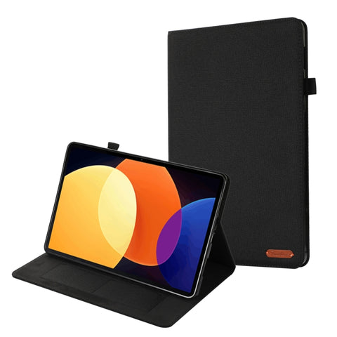 Xiaomi Pad 5 Pro 12.4 inch Fabric Flip Leather Tablet Case