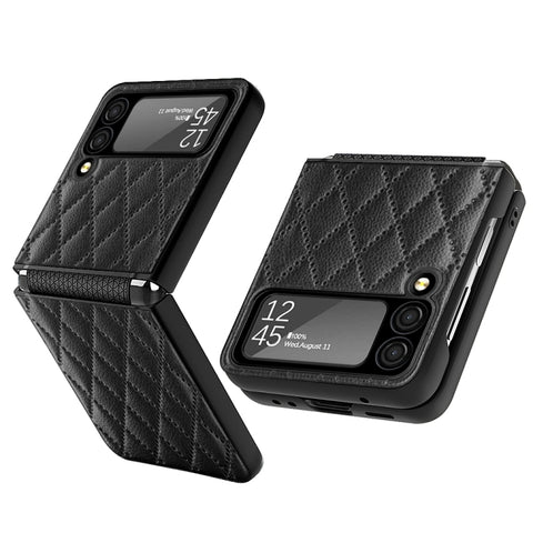 Samsung Galaxy Z Flip 4 5G Diamond Lattice Hinge Phone Case